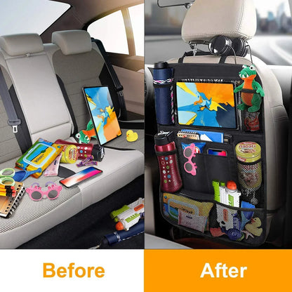 1pc-Multi-Pocket Car Seat Organizer - Waterproof, Durable Material-Perfect for Road Trips and Daily Use-Great Gift for Holidays