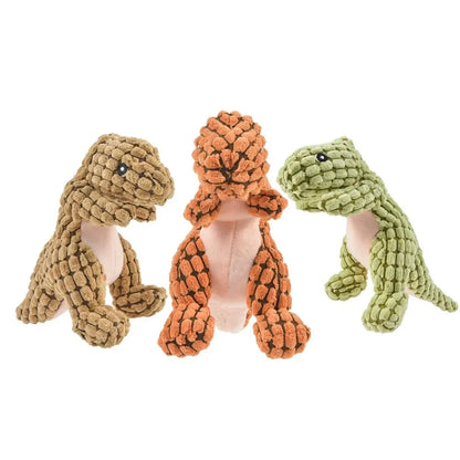Dogs Pet Plush Dinosaur Toys Interactive Dog Chew Toys Plush Stuffing Pet Supplies Dog Toys for Small Dogs