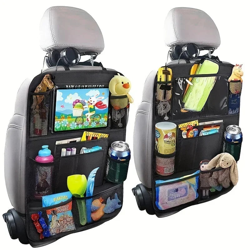 1pc-Multi-Pocket Car Seat Organizer - Waterproof, Durable Material-Perfect for Road Trips and Daily Use-Great Gift for Holidays