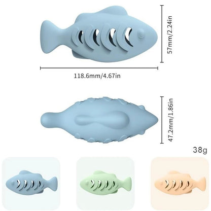 Interactive Cat Toy for Indoor Cats Food Dispenser Feeder Blue Treat & Catnip Stuffer Fun Engaging Pet Play