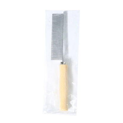 Dog Grooming Equipment Pet Hair Remover Cat Hair Comb Grooming Wooden Handle Cat Comb Smooth Hair Dog Brush Dog Accessories
