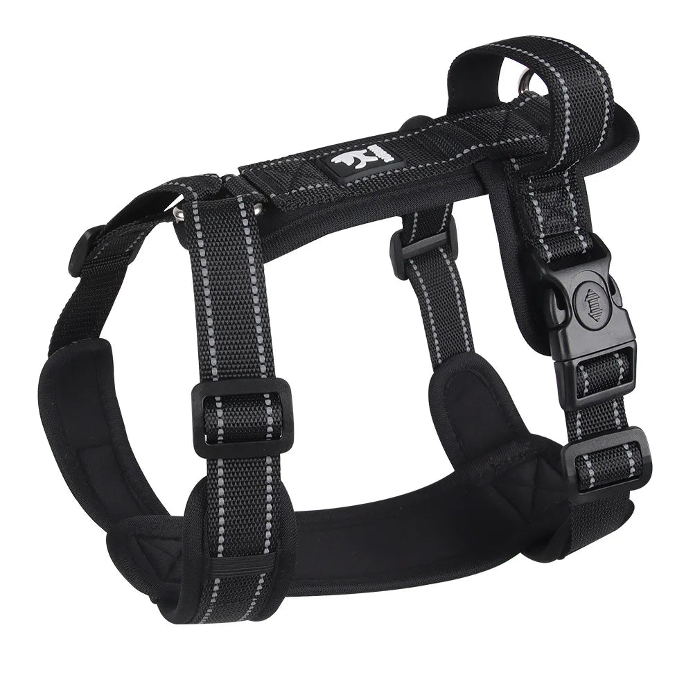 New Pet Dog Harness Reflective With Handle Easy Control Dog Vest Harness Adjustable Puppy Chest Straps for Small Medium Dogs