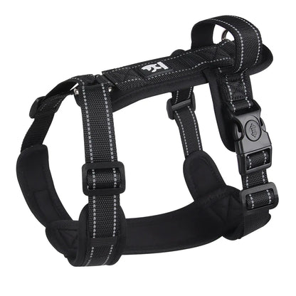 New Pet Dog Harness Reflective With Handle Easy Control Dog Vest Harness Adjustable Puppy Chest Straps for Small Medium Dogs