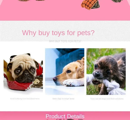 Dogs Pet Plush Dinosaur Toys Interactive Dog Chew Toys Plush Stuffing Pet Supplies Dog Toys for Small Dogs