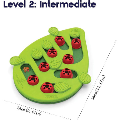 Rainy Day Puzzle & Play - Interactive Cat Treat Puzzle Cat Toys Leaks Food Cat Scratch Board