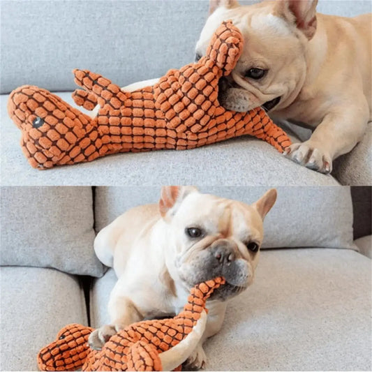 Dogs Pet Plush Dinosaur Toys Interactive Dog Chew Toys Plush Stuffing Pet Supplies Dog Toys for Small Dogs