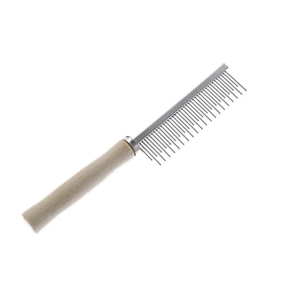 Dog Grooming Equipment Pet Hair Remover Cat Hair Comb Grooming Wooden Handle Cat Comb Smooth Hair Dog Brush Dog Accessories