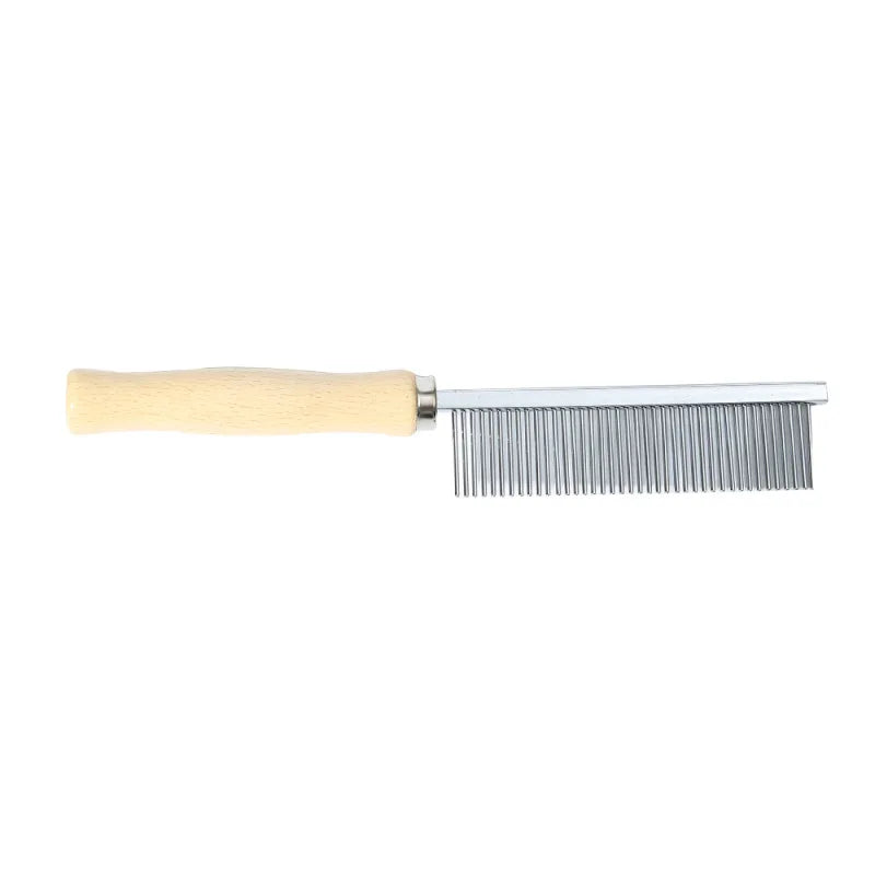 Dog Grooming Equipment Pet Hair Remover Cat Hair Comb Grooming Wooden Handle Cat Comb Smooth Hair Dog Brush Dog Accessories