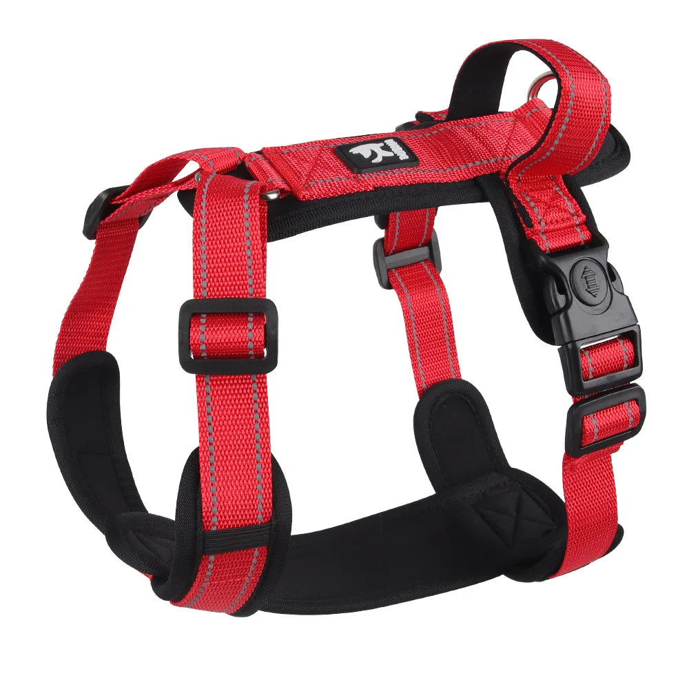 New Pet Dog Harness Reflective With Handle Easy Control Dog Vest Harness Adjustable Puppy Chest Straps for Small Medium Dogs